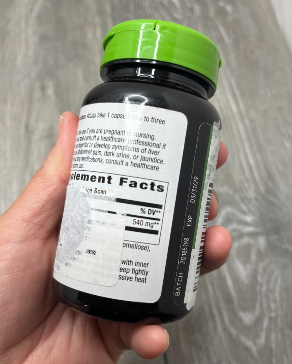 Nature’s Way Black Cohosh Root 540mg 100 Capsules Exp 3/29
