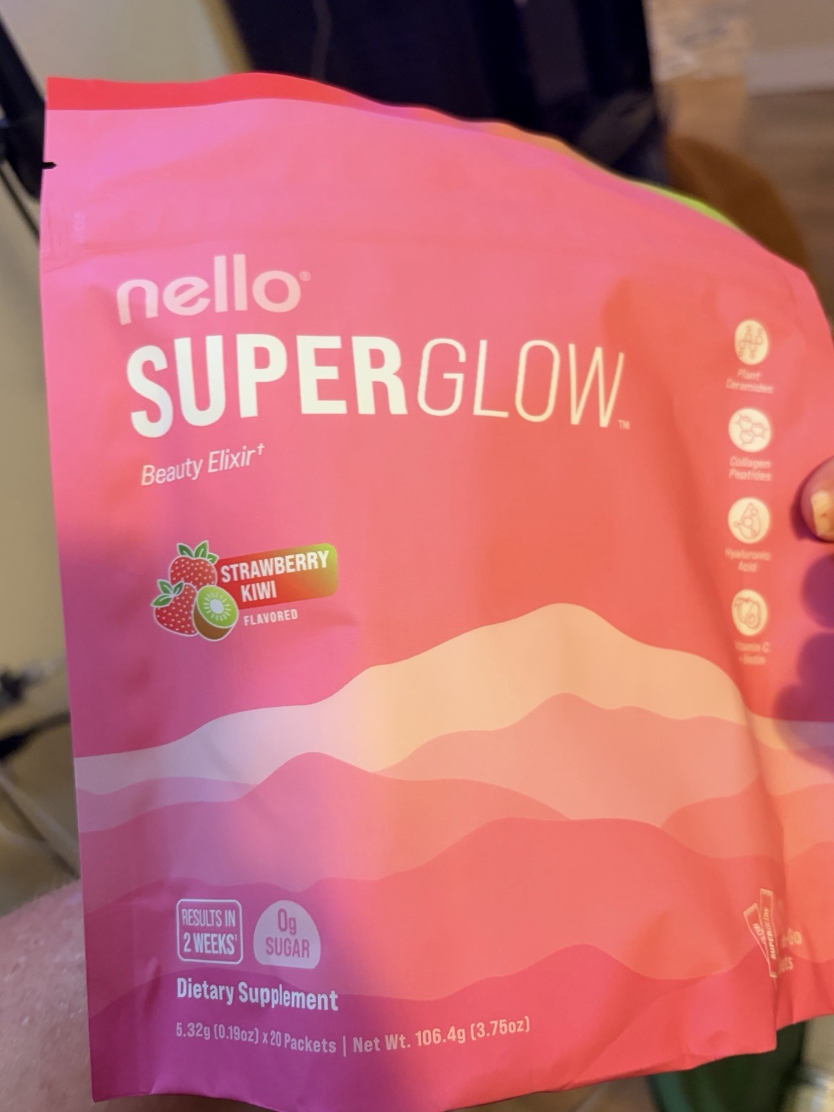 Nello Superbalance Strawberry Kiwi Drink Mix 20 Packets