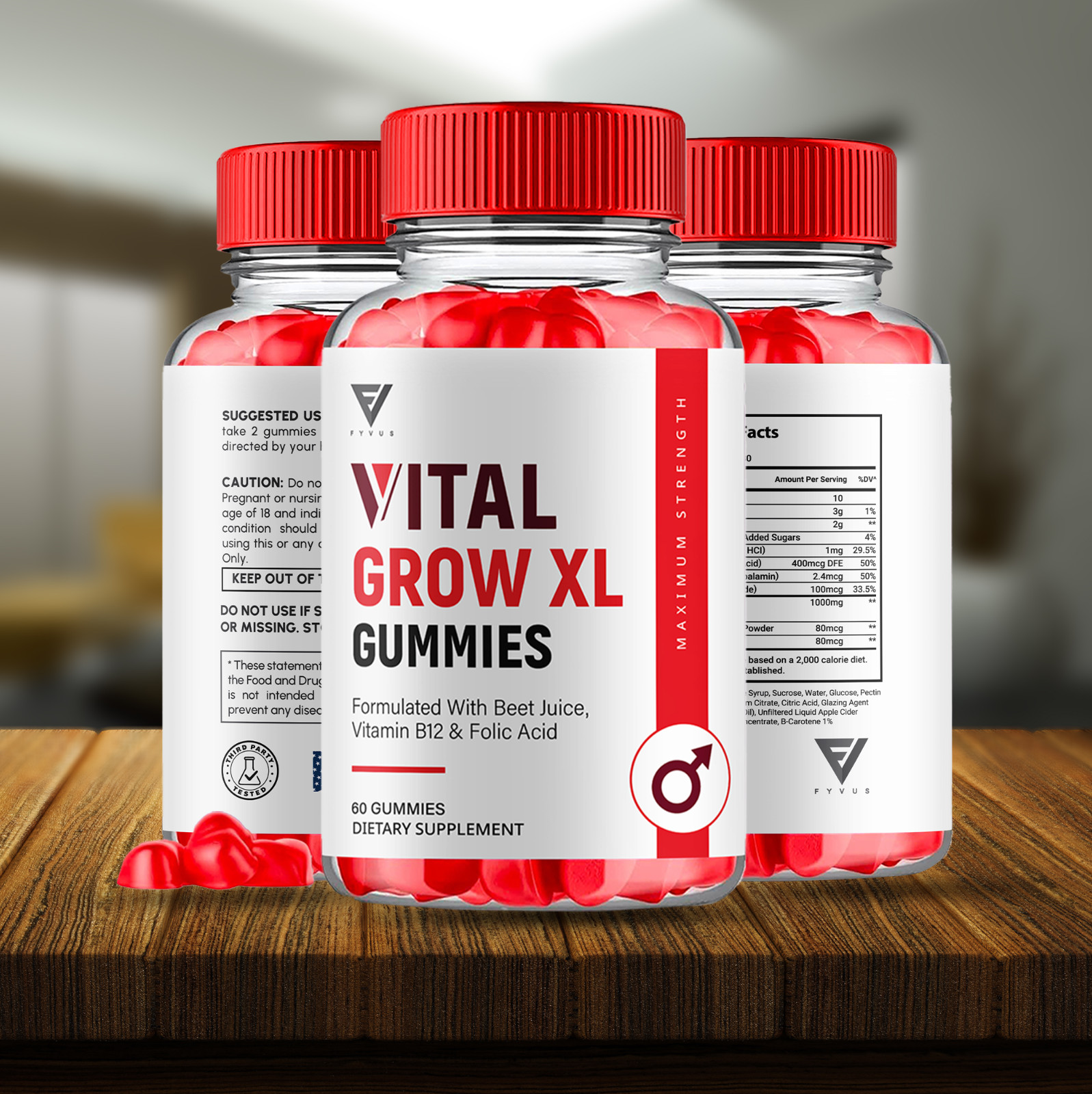 Vital Grow XL Gummies VitalGrow XL Maximum Performance (60 Gummies)