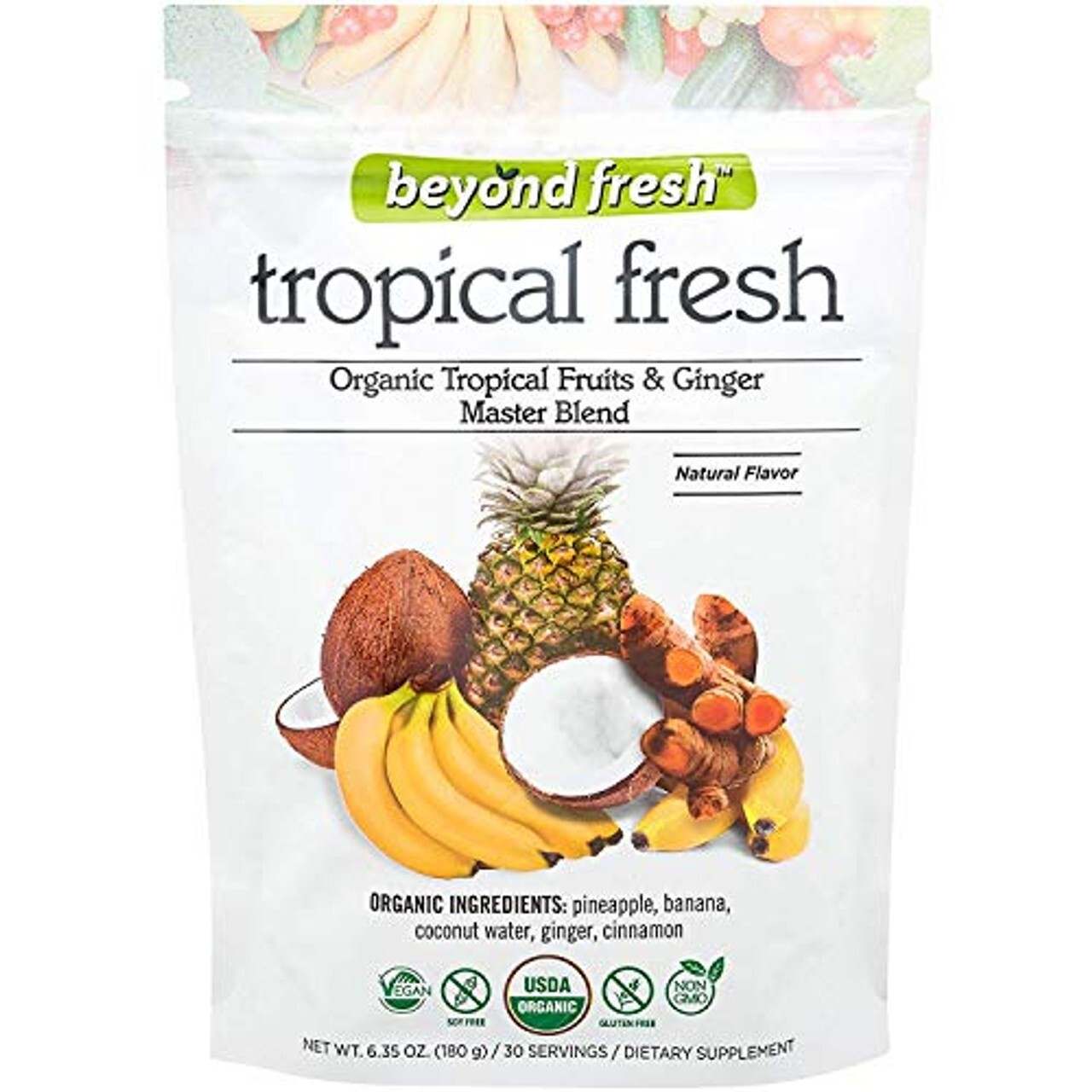 Beyond Fresh Tropical Fresh Organic Tropical Fruits & Ginger Master Blend