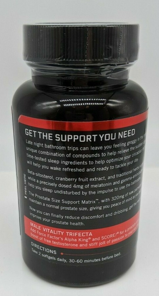 Force Factor TRUFLOW Prostate Health Support for Men – 60 Count