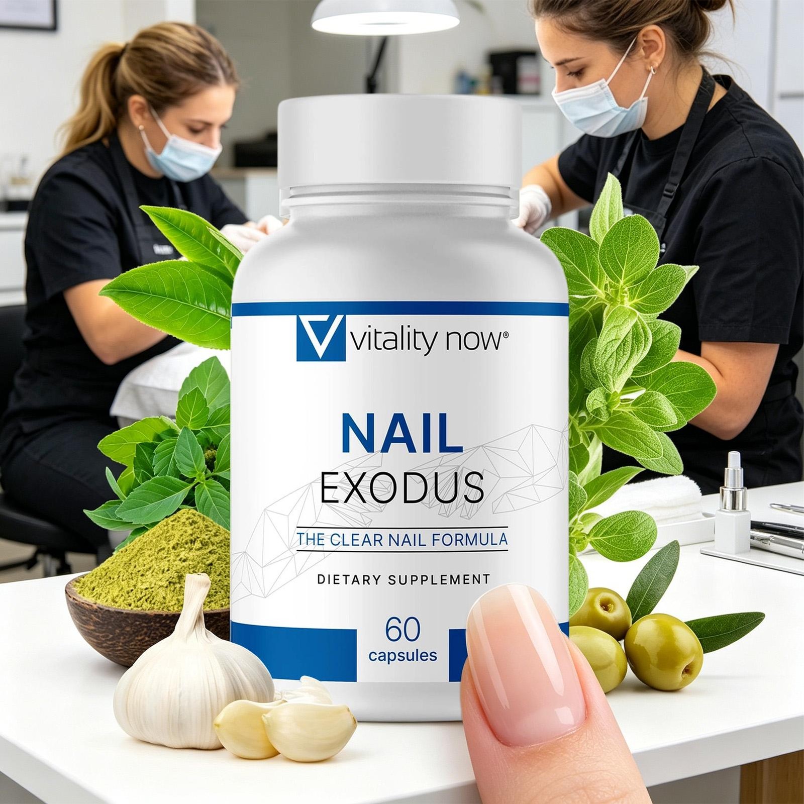 Nail Exodus Vitality Now Dietary Supplement 60 Capsules