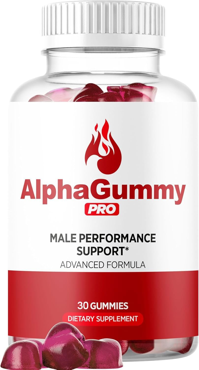 Alpha Gummy Pro Men Wellness Gummies Energy Vitality Support 1 Pack 30Gt
