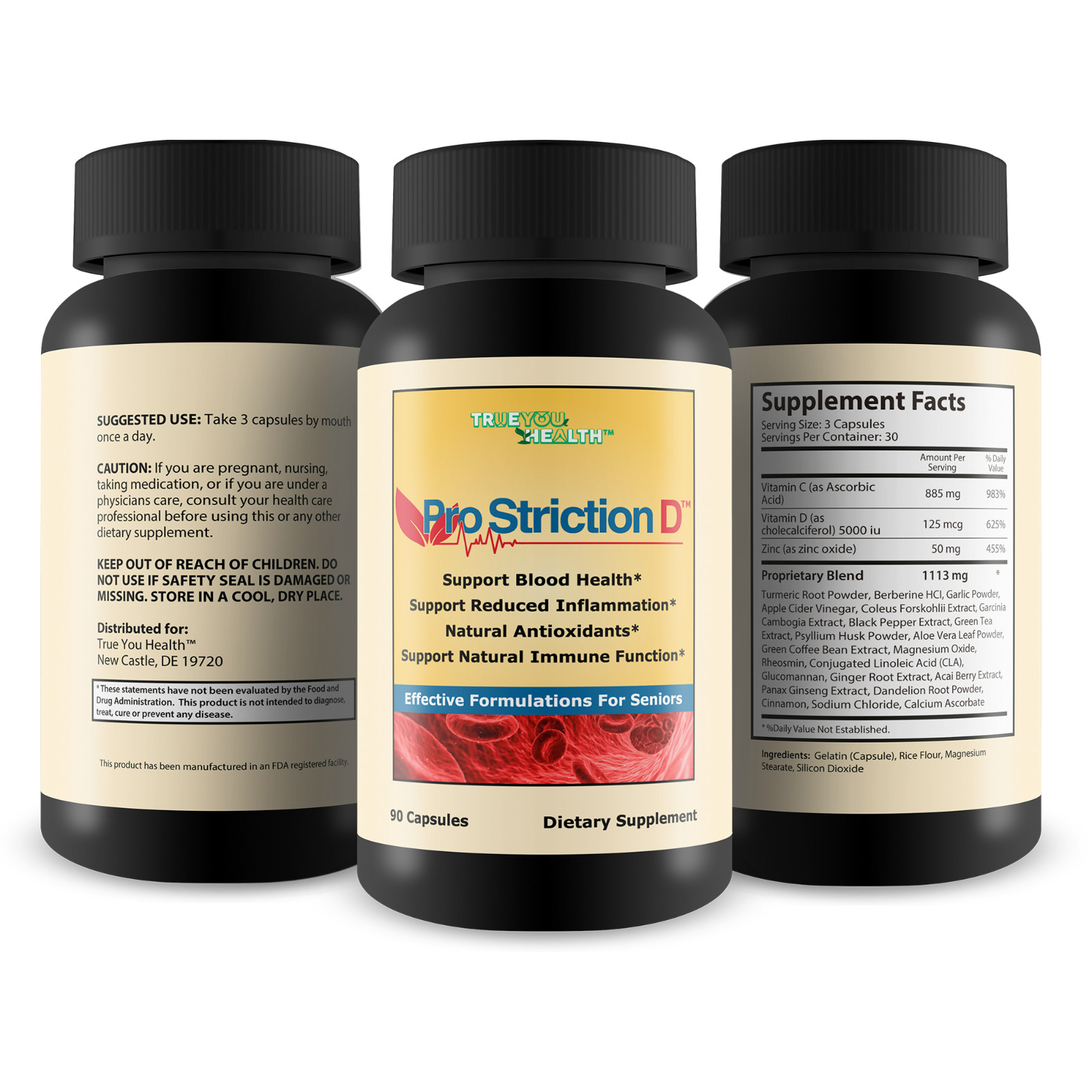 Pro Striction D – Natural Blood Health Support – Promote Healthy Circulation