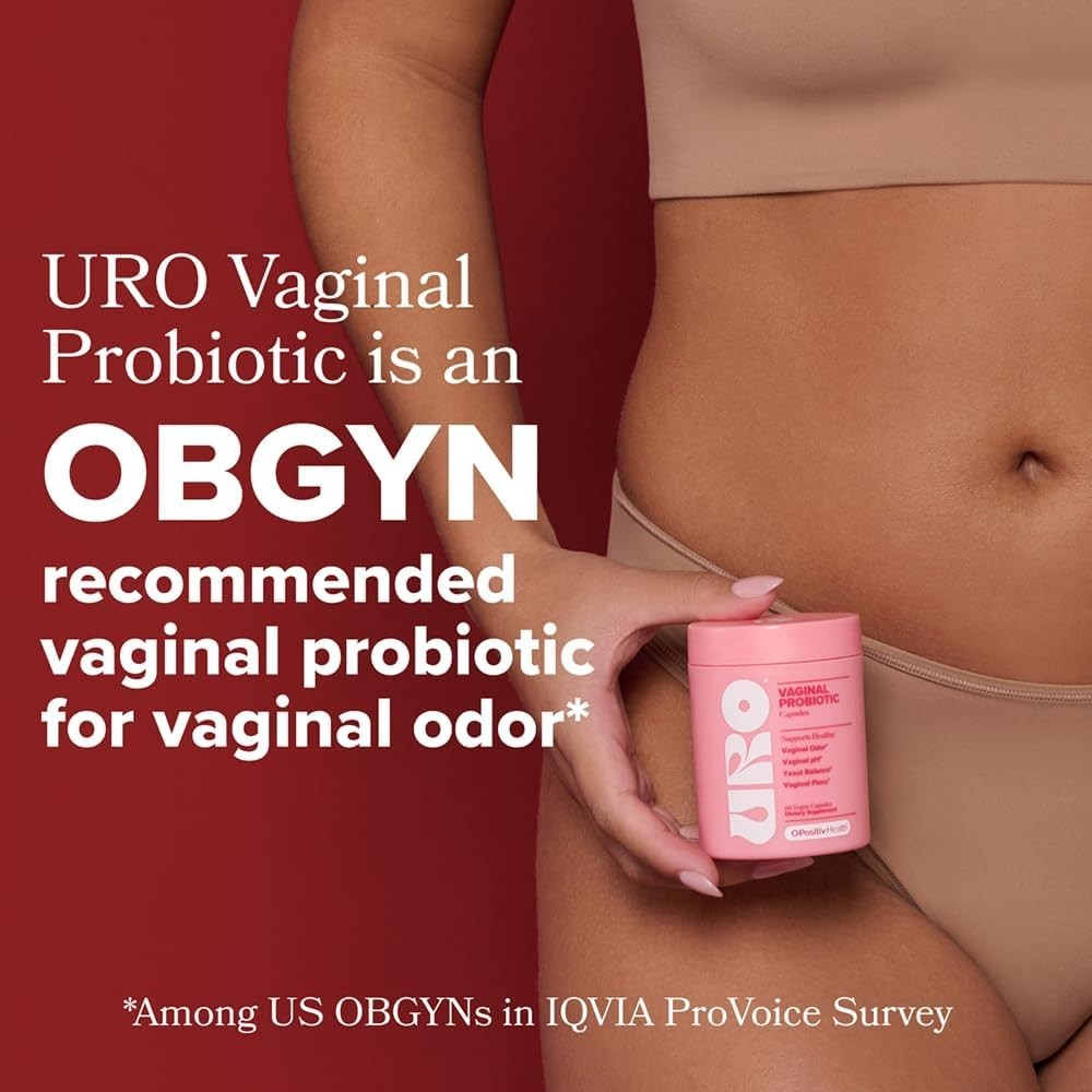 USPS URO Vaginal Prebiotic Probiotic Supplement Women Intimate Flora Support 60