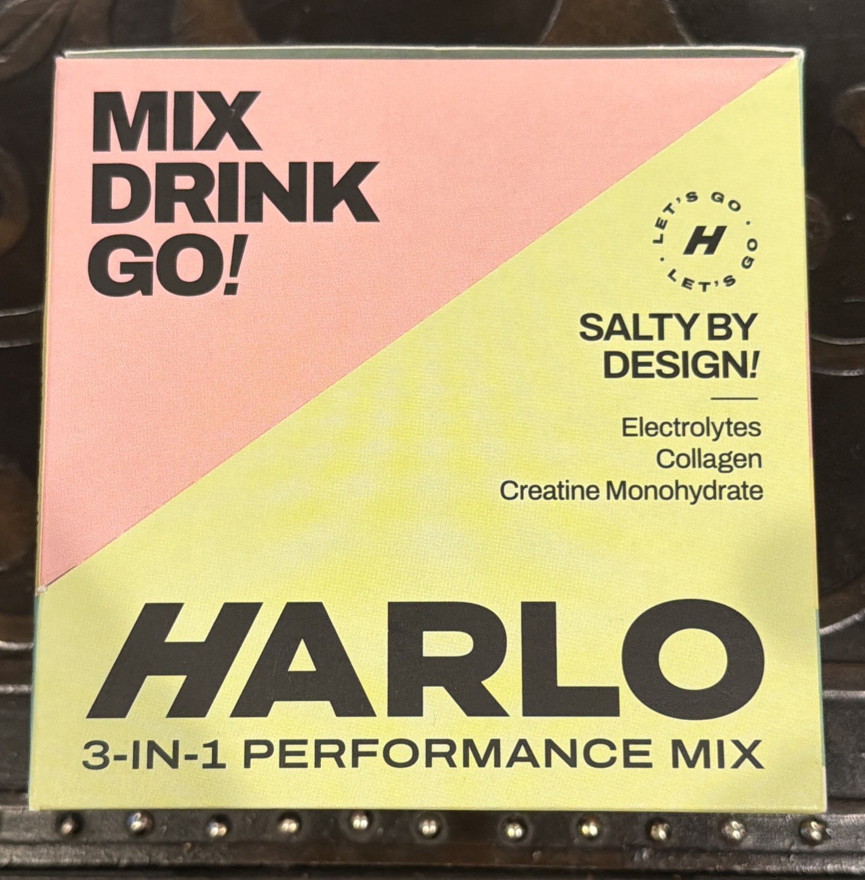HARLO 3-in-1 Performance Mix Salty By Design! MIX DRINK GO 12 Sachets / Packets