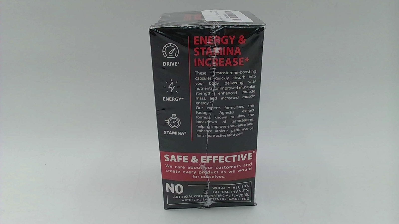 Raw Science Fadogia Agrestis Workout Support Enhanced Boost Vegan 60