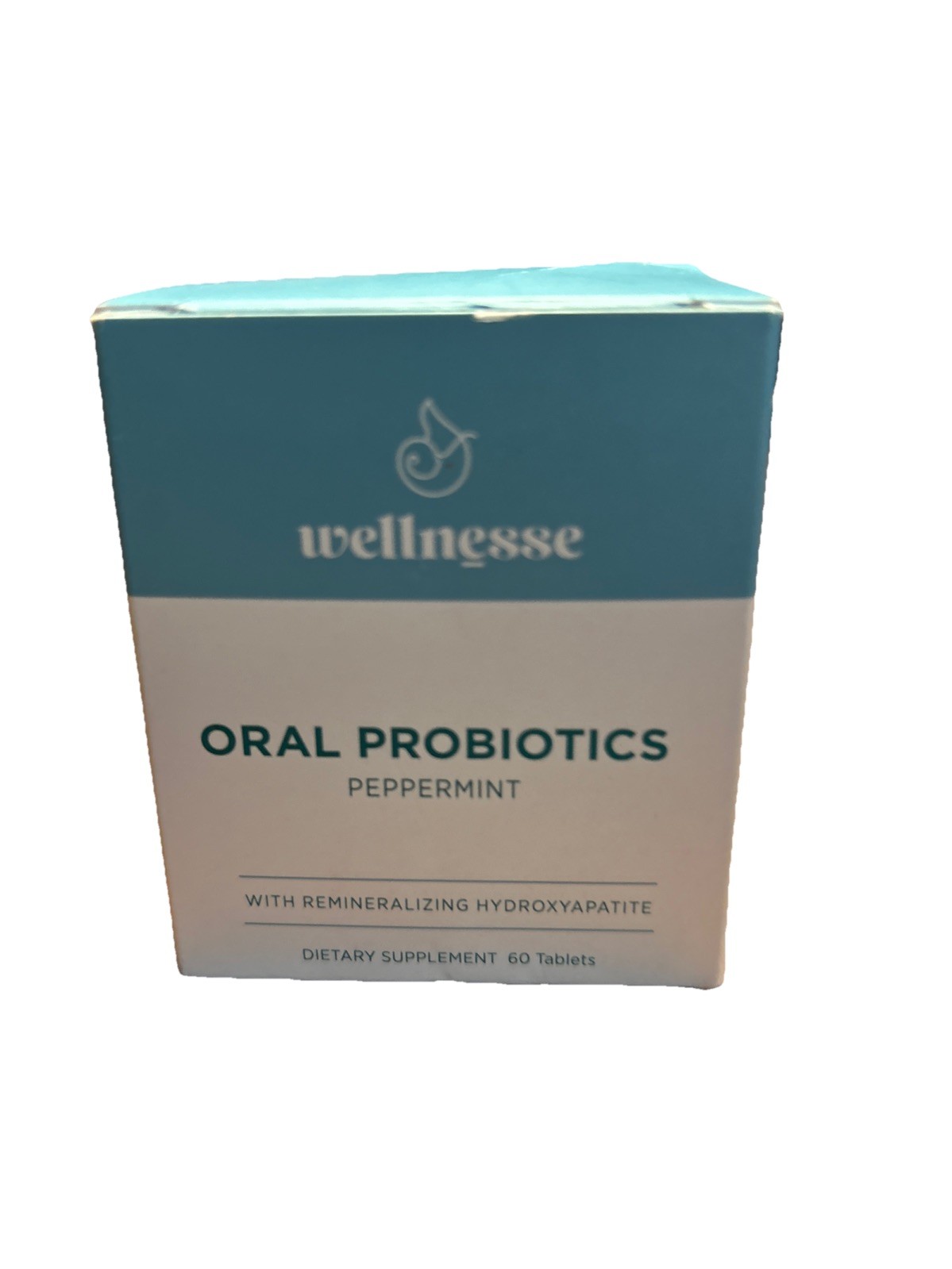Wellnesse Oral Probiotic Mints With Hydoxyapatite Peppermint Flavored 60 Tablets