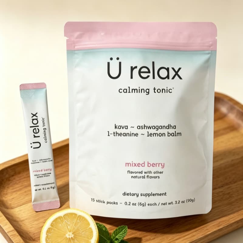 Mixed Berry Flavor Calming Tonic Relaxing Drink 15 Packets
