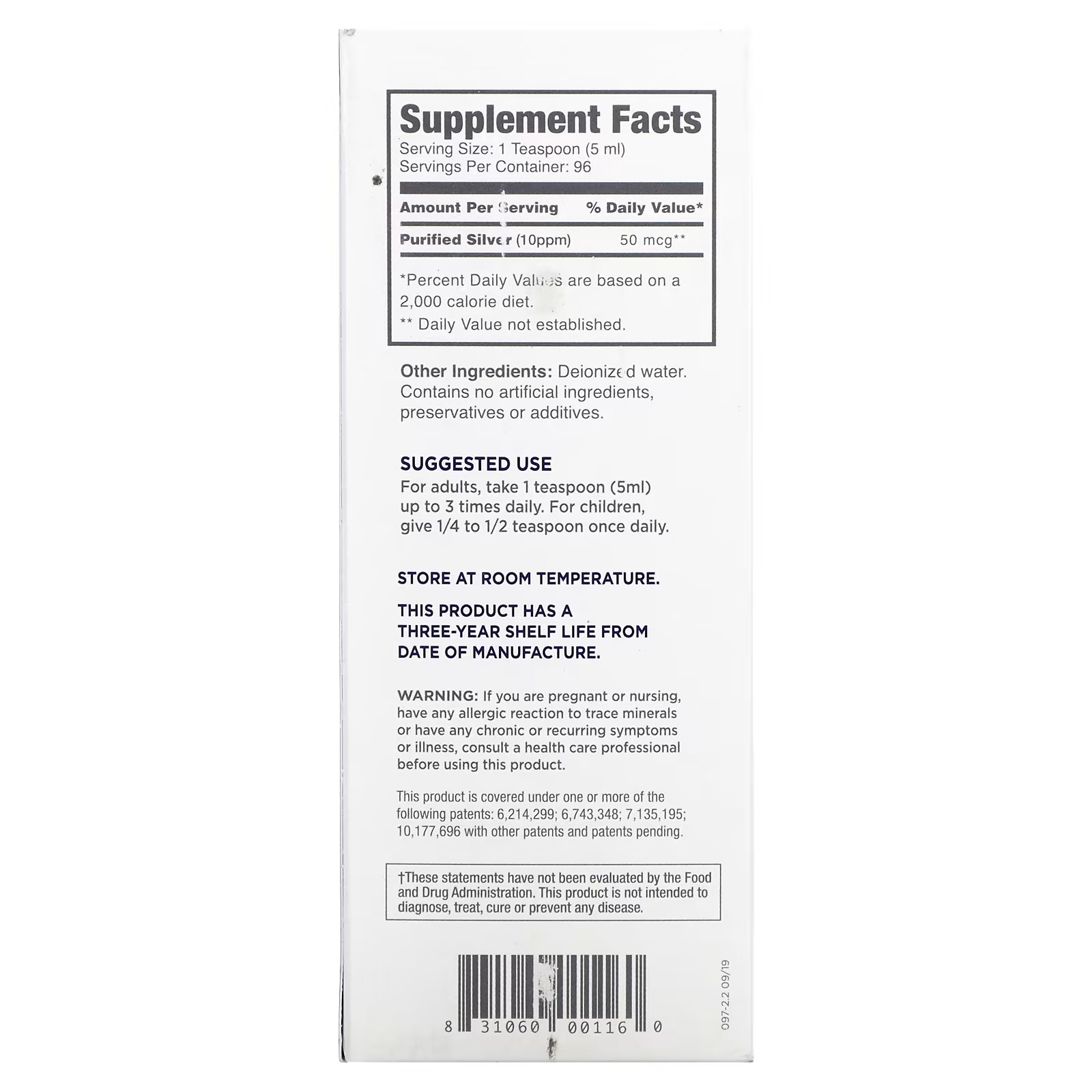 2 X American Biotech Labs, Silver Biotics�, Daily Immune Support Supplement with