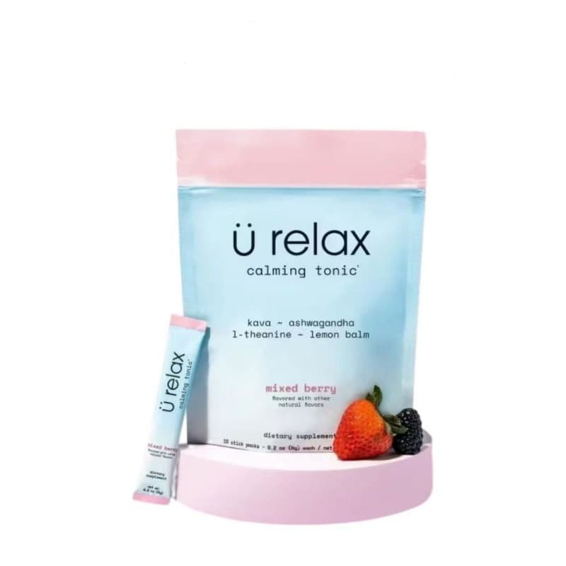Mixed Berry Flavor Calming Tonic Relaxing Drink 15 Packets