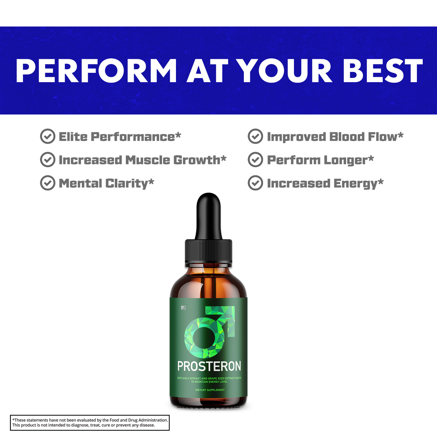 Prosteron Male Drops – Prosteron Enhances Energy, Vitality & Stamina – 2 Pack