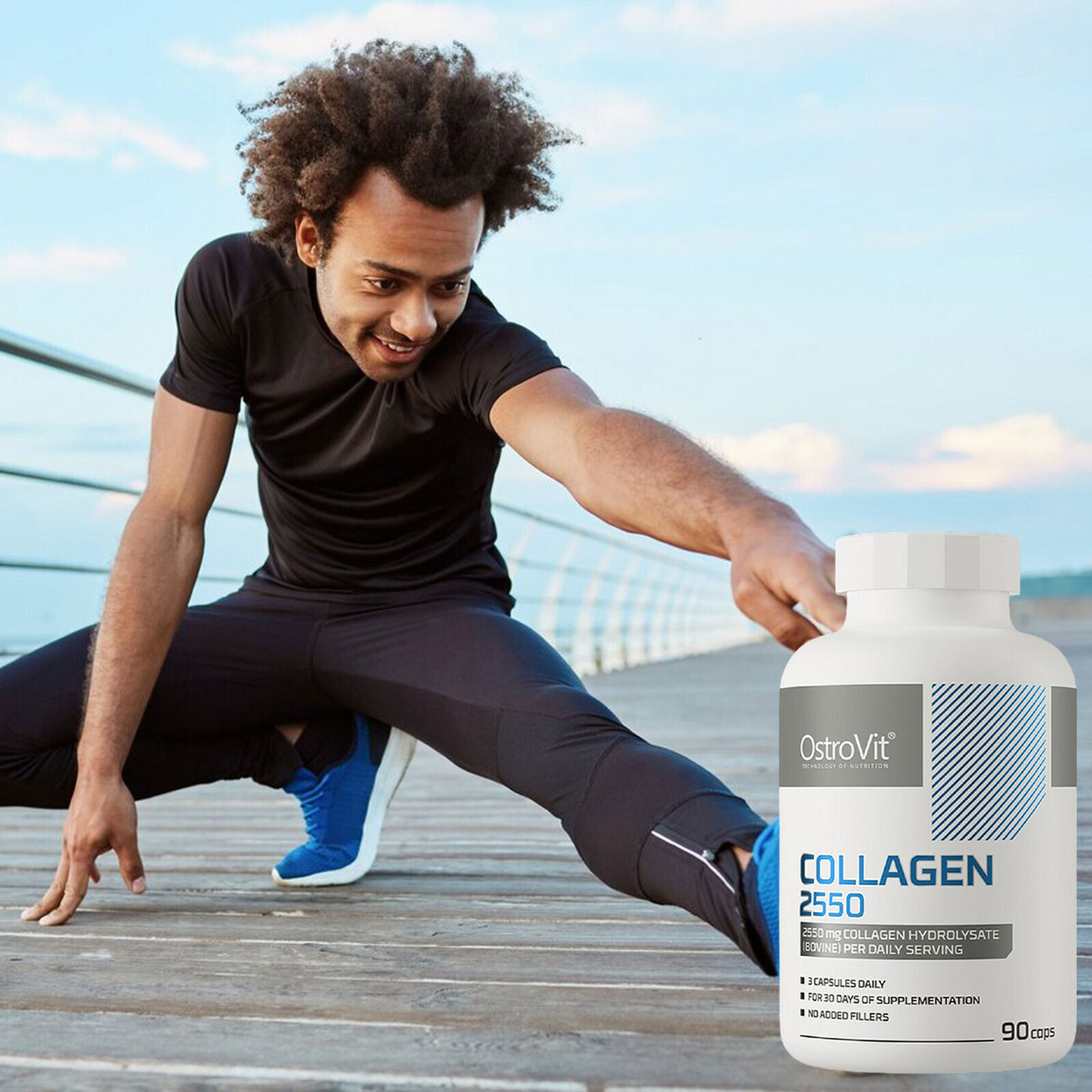 COLLAGEN – 90-180 Caps- 2550mg -Healthy beautiful appearance, bones, nails, hair