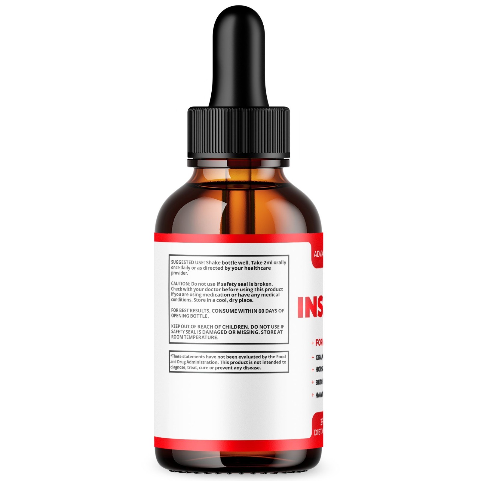 (1 Pack) Insuglin Drops Advanced Blood Support Supplement Insu Glin 30 Servings