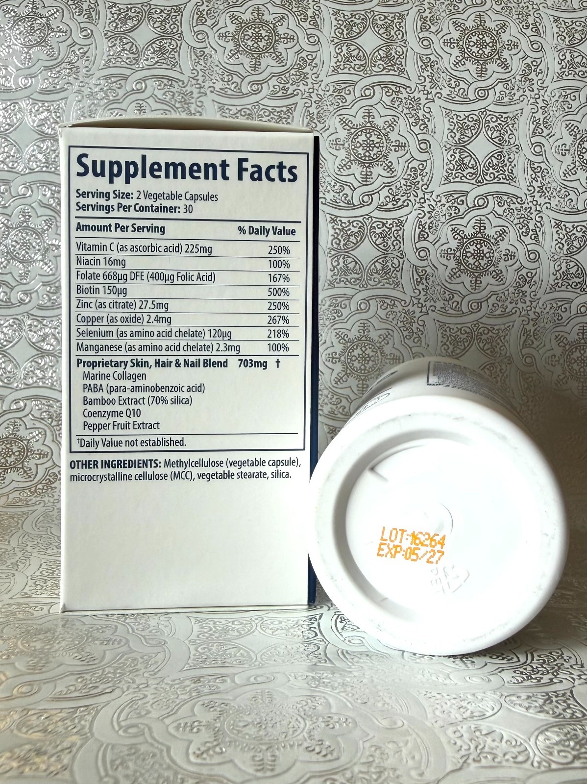 MiamiMD Total Beauty Matrix Dietary Supplements for Hair, Skin & Nails EXP.05/27