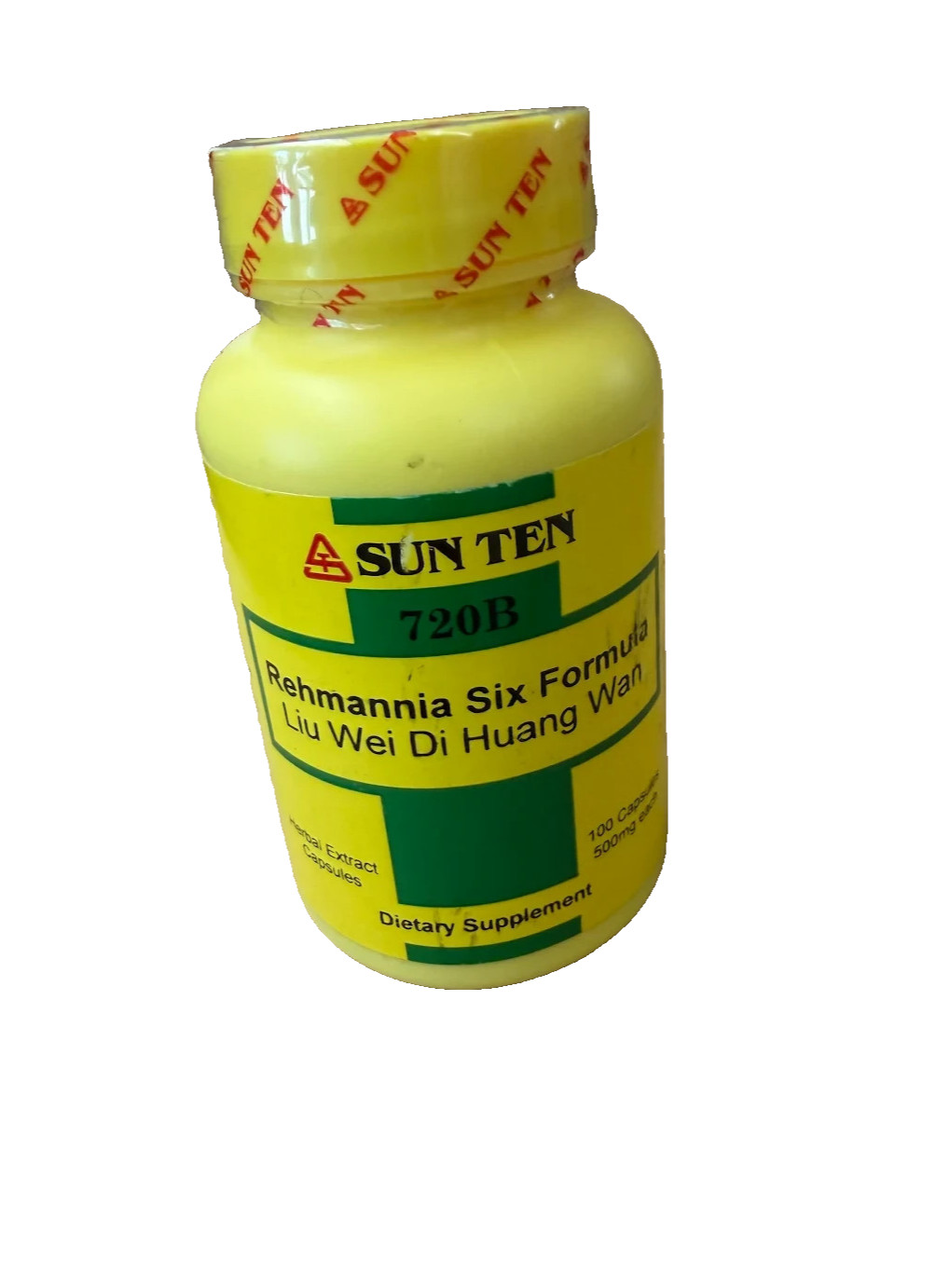 Liu Wei Di Huang Wan Capsules – Sun Ten Chinese Herbal Supplement TCM #720B