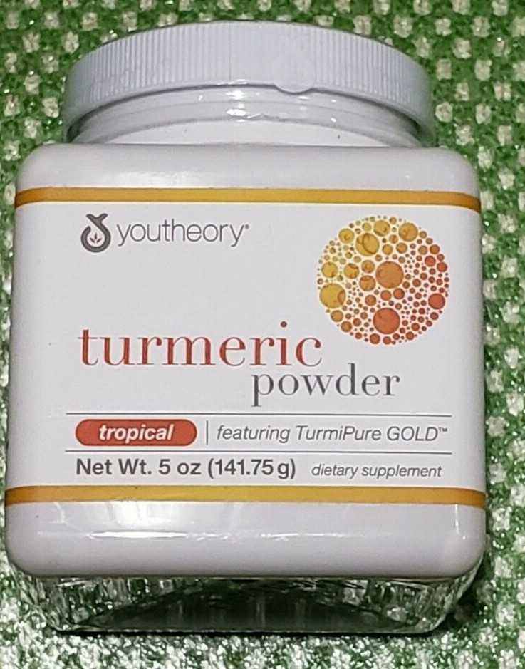 YOUTHEORY – TURMERIC POWDER – Tropical – Feature TurmiPure gold – Exp 8/2024