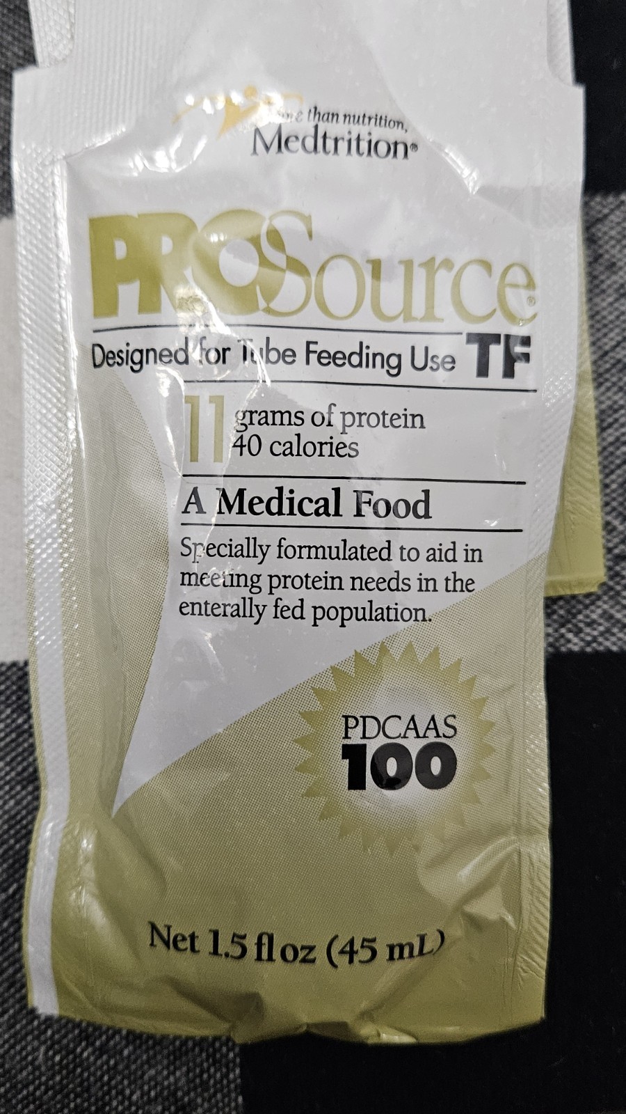 ProSource TF Tube Feeding Formula 45 mL 1.5 Fl Oz Pouch 55 Count 11 Gm Protein
