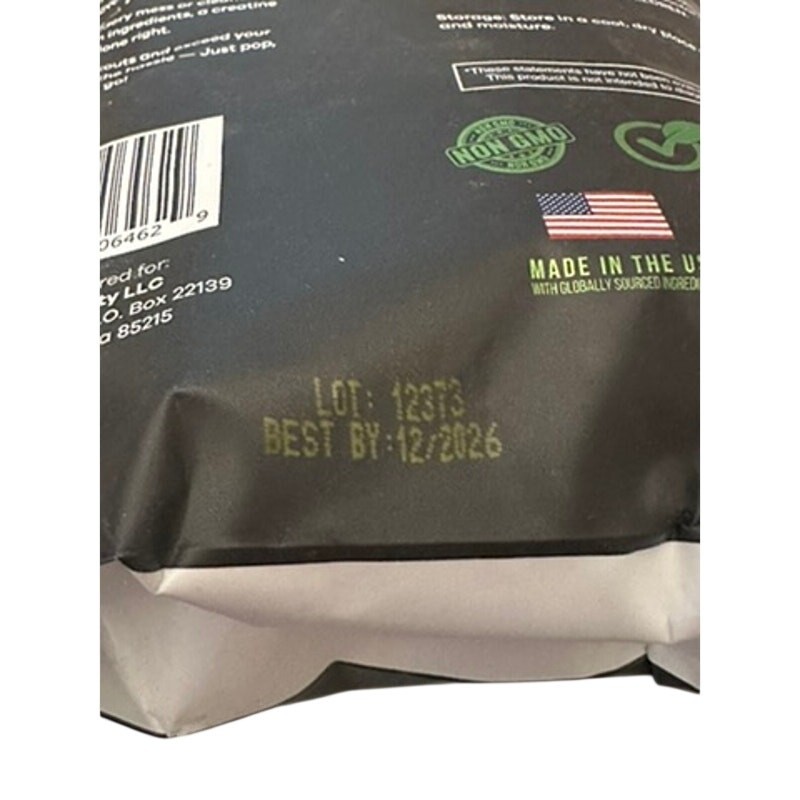 Inner Bounty Sugar Free Creatine Monohydrate Gummies 5g Sour Green Apple NEW