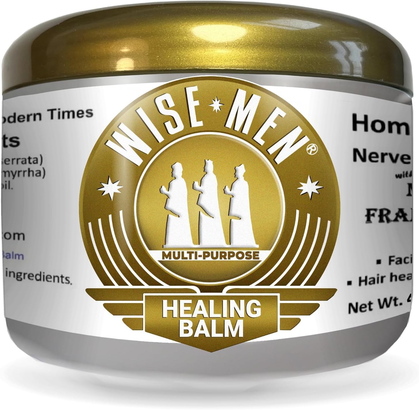Healing Balm with Myrrh and Frankincense Essential Oils for Soothing Nerve Re…