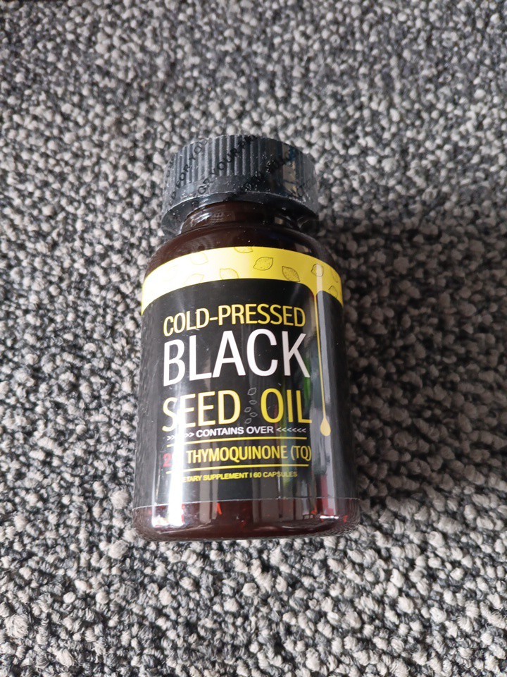 Cold-Pressed Black Seed Oil 1000mg 60 Softgels EXP 07/26 New Free Shipping M202