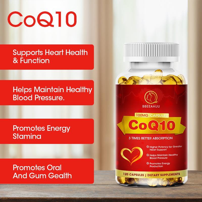Coenzyme Q10 100mg Ultra High Absorption Promotes Cardiovascular Heart Health