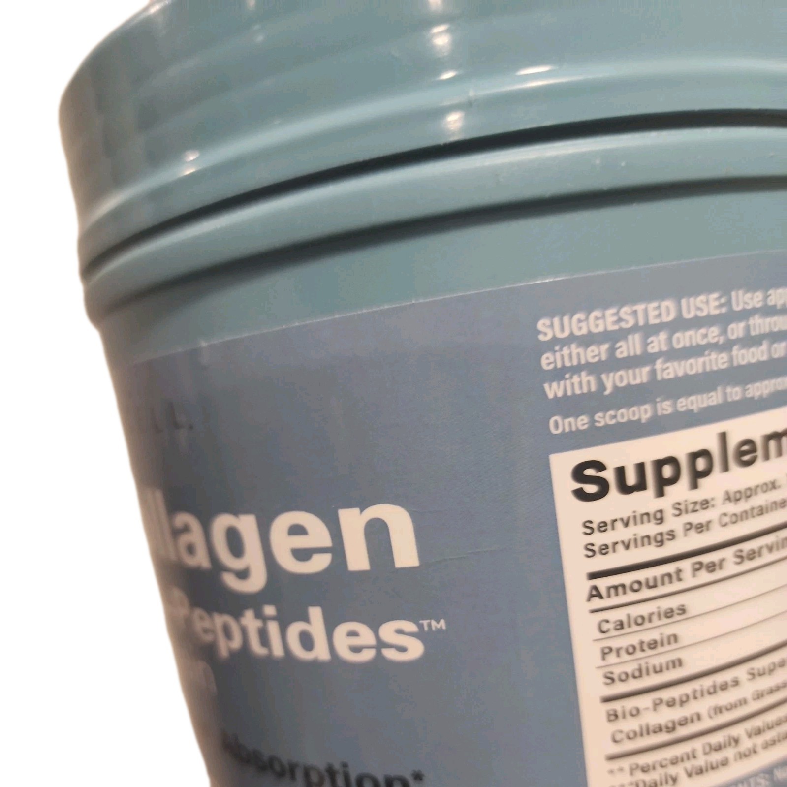 Collagen Peptides Powder Unflavored Hydration Support for Skin, Hair Nails