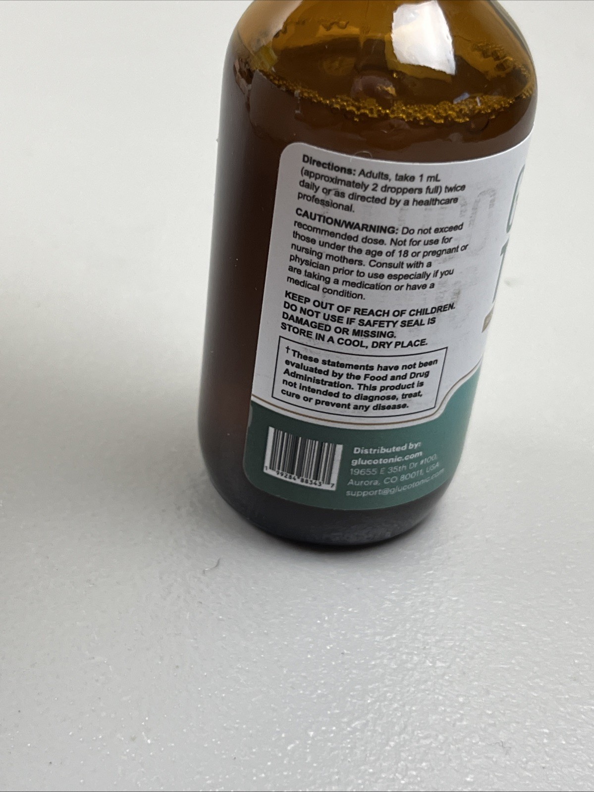 Gluco Tonic Blood Support Formula Dietary Supplement 2 FL OZ 02-2027 Exp Free Sh