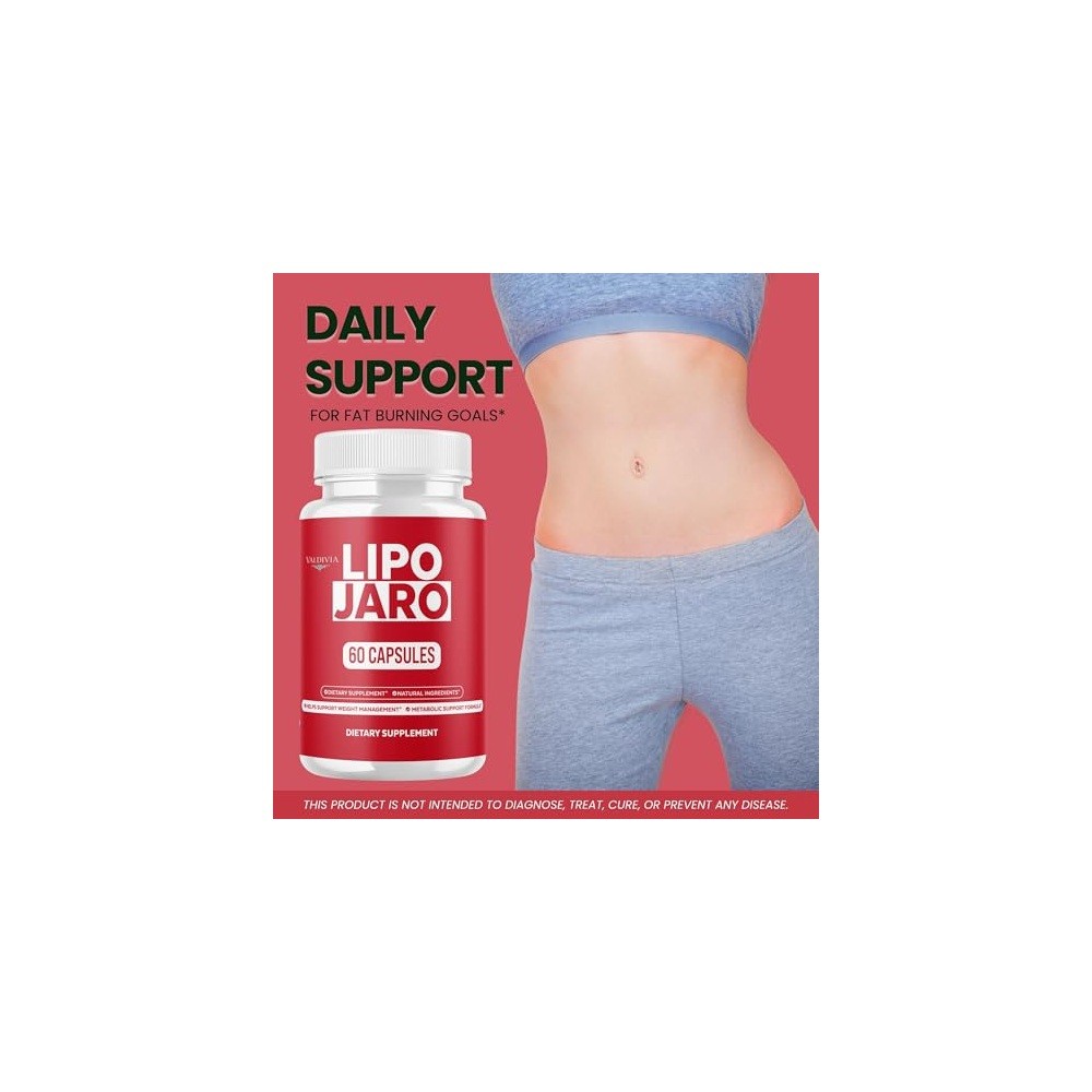 Valdivia Lipojaro 180 Capsules 3 Pack Dietary Supplement Made in USA