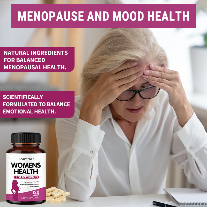 Herbal Menopause Supplement for Womens Health – Hormone Balance Caps