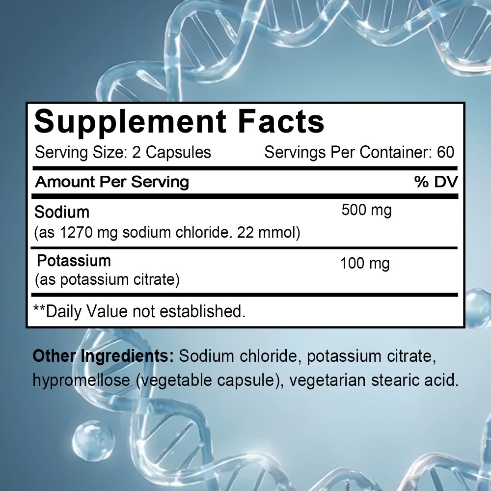 Electrolyte 30~120 Caps – For Hydration, Fatigue Relief & Daily Energy Support