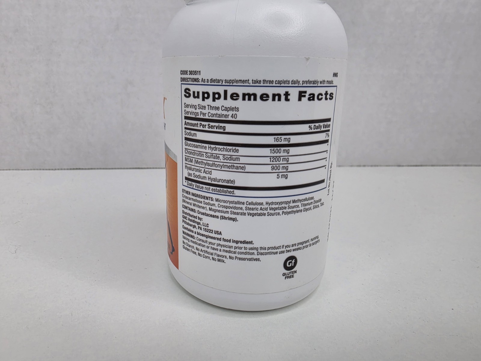 GNC TriFlex Fast-Acting Joint Support 120 Caplets Glucosamine Chondroitin Boswel