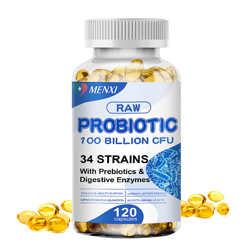 Prebiotic&Probiotics Gas,Digestive Enzymes Constipation&Bloating Relief MX