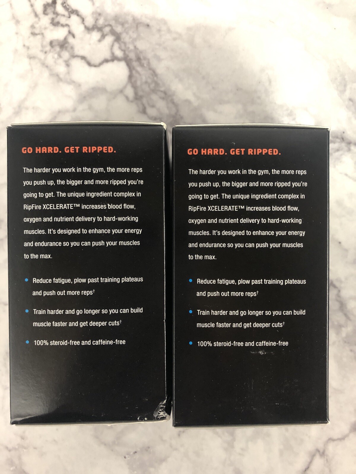 Lot of TWO RipFire Xcelerate Pre-Workout Dietary Supplement