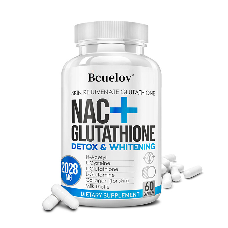 L -Glutathione NAC Collagen Detoxification Whitening Antioxidant