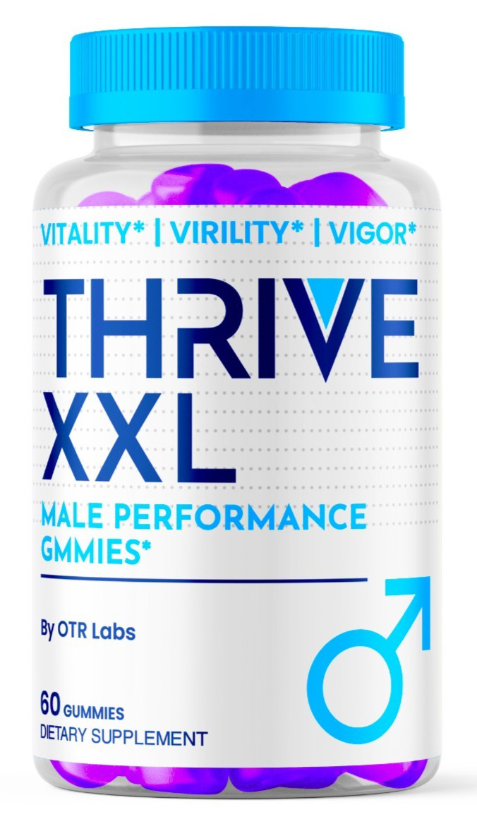 Thrive XXL Male Gummys Advanced Formula ThriveXXL Vitamin 60 Gummies (1 Pack)