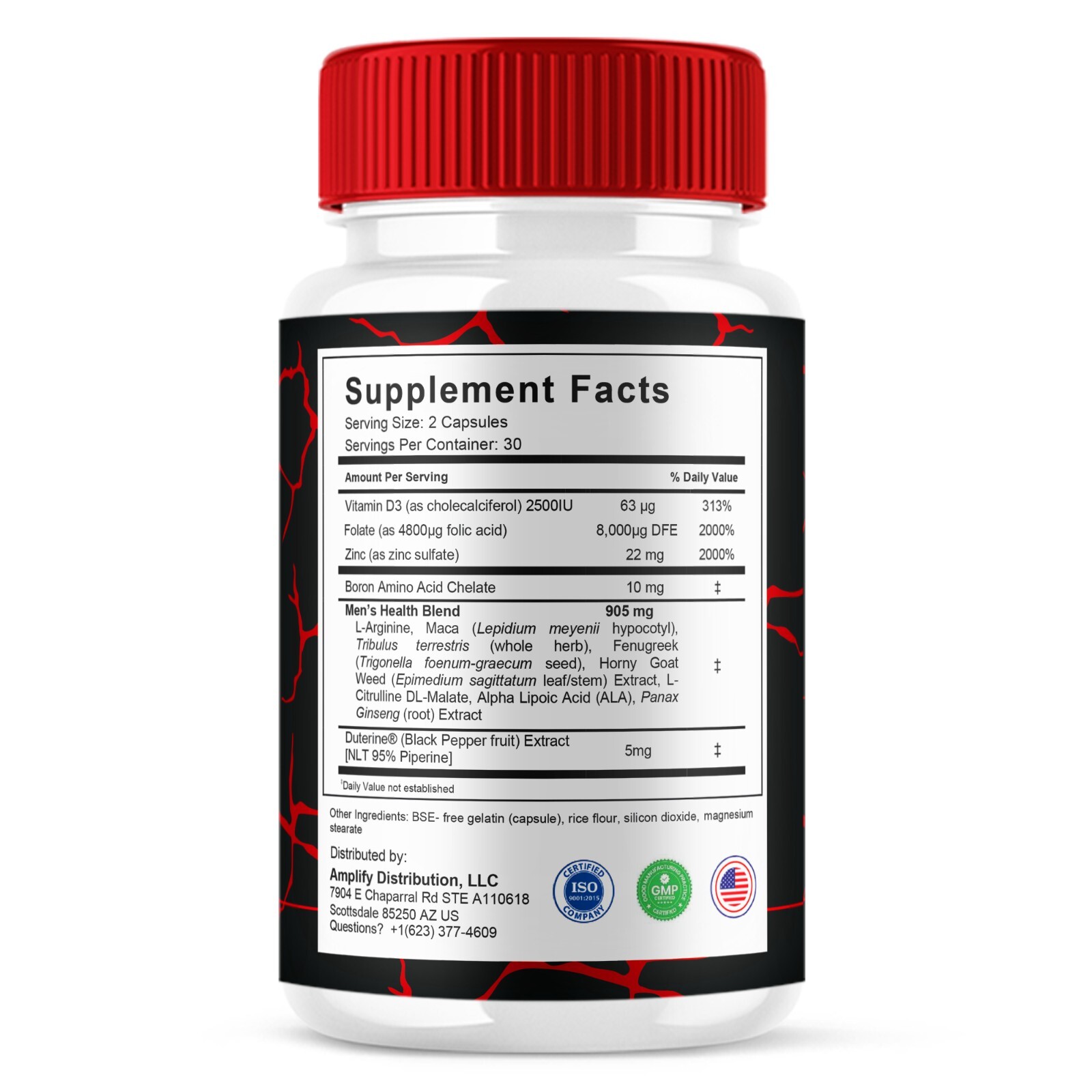(2 Pack) Vitruz Grow Supplement, VitruzGrow Max Strength Capsules (120 Capsules)