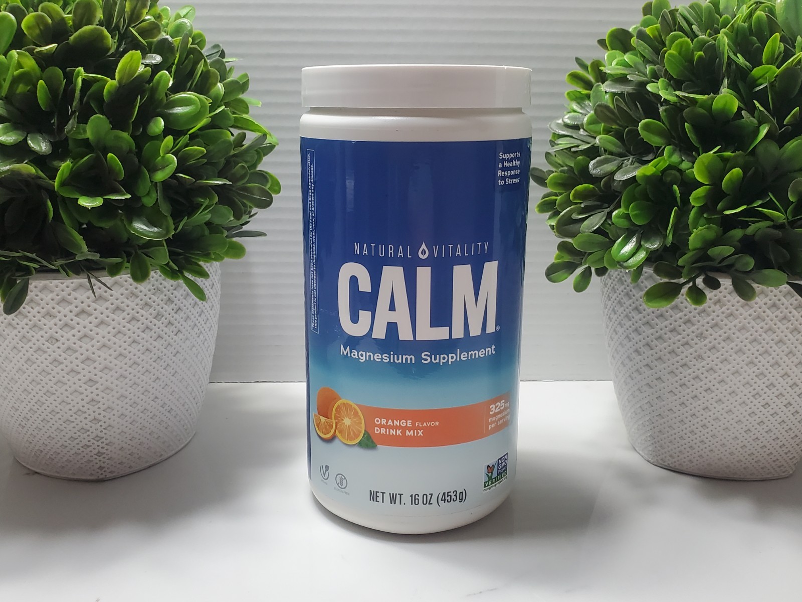 Natural Vitality Calm Magnesium Supplement Orange Flavored (16 oz)🍊 06/2027