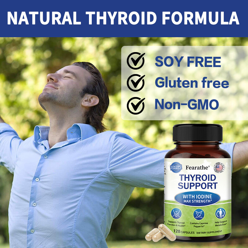 120caps Advanced Thyroid Support Boost Metabolism And Energy Levels Soy Free