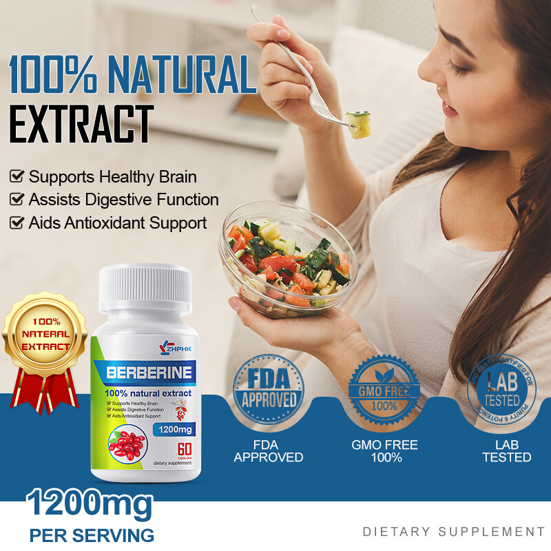 Berberine hard capsules help with anti-inflammatory antioxidant antibacterial
