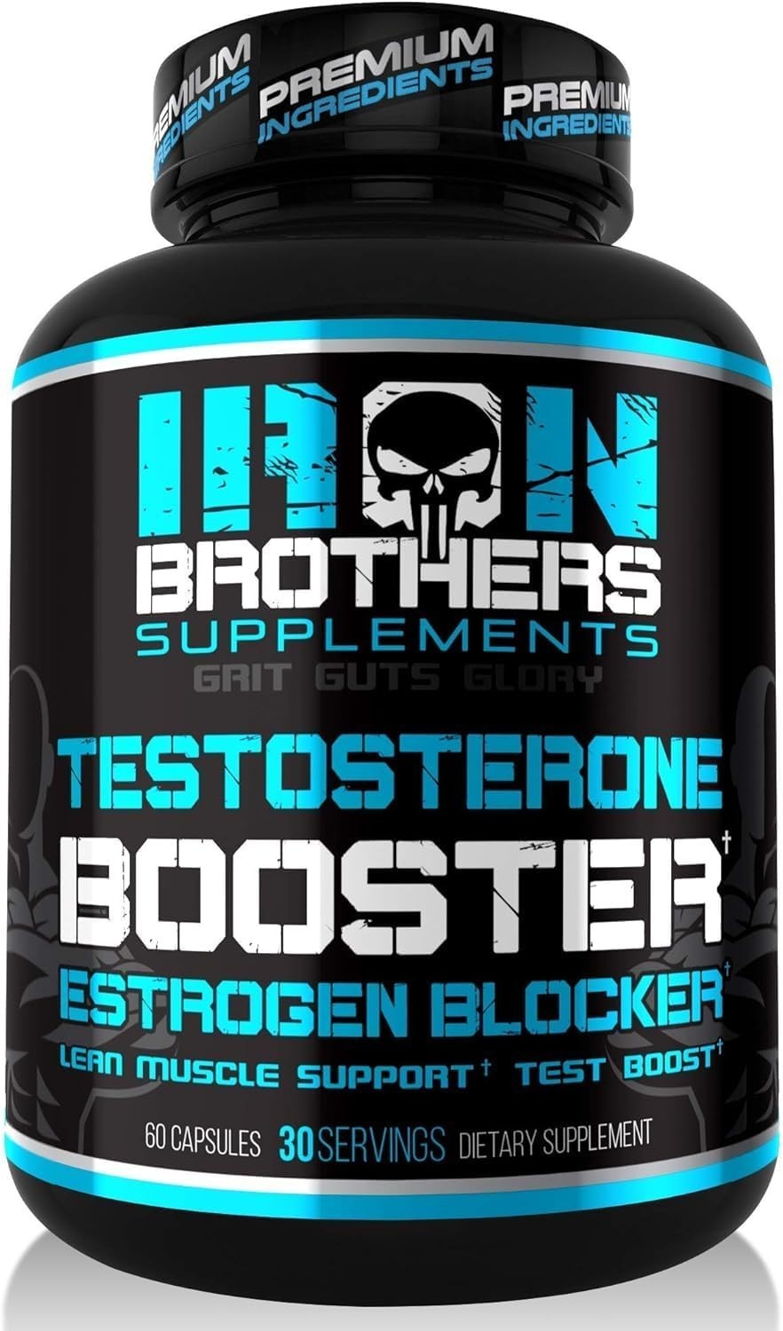 Iron Brothers Supplements Estrogen Blocker Testosterone Booster Muscle Strength
