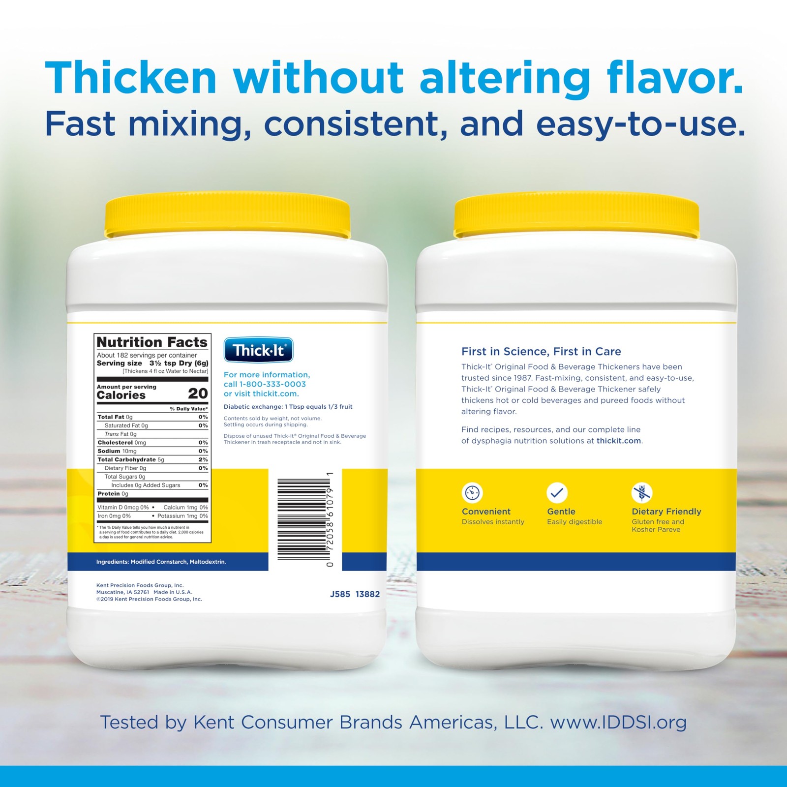 Thick-It Original Food & Beverage Thickener, Flavorless 10 Ounce (Pack of 1)