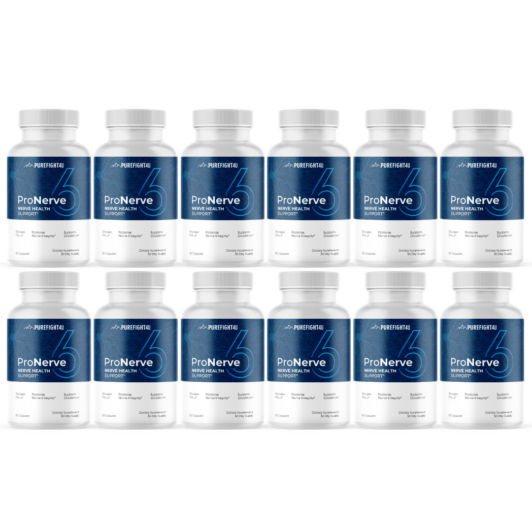 ProNerve 6 | Supports Nerve Function & Circulatory Formula – 12 Bottles
