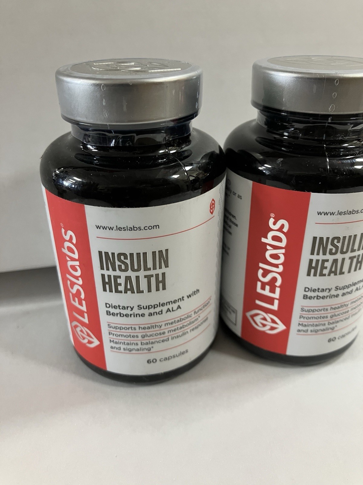 2 Pack * LES Labs Insulin Health – Dietary Supplements, 60 Caps Each – 120 Total