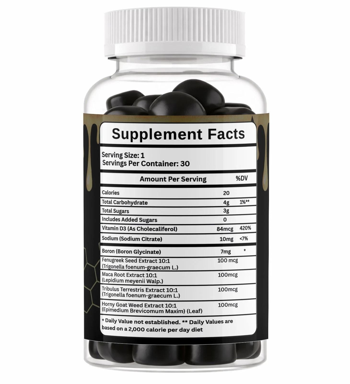 Alpha Honey Performance Gummies, AlphaHoney Supplement (30 Gummies)