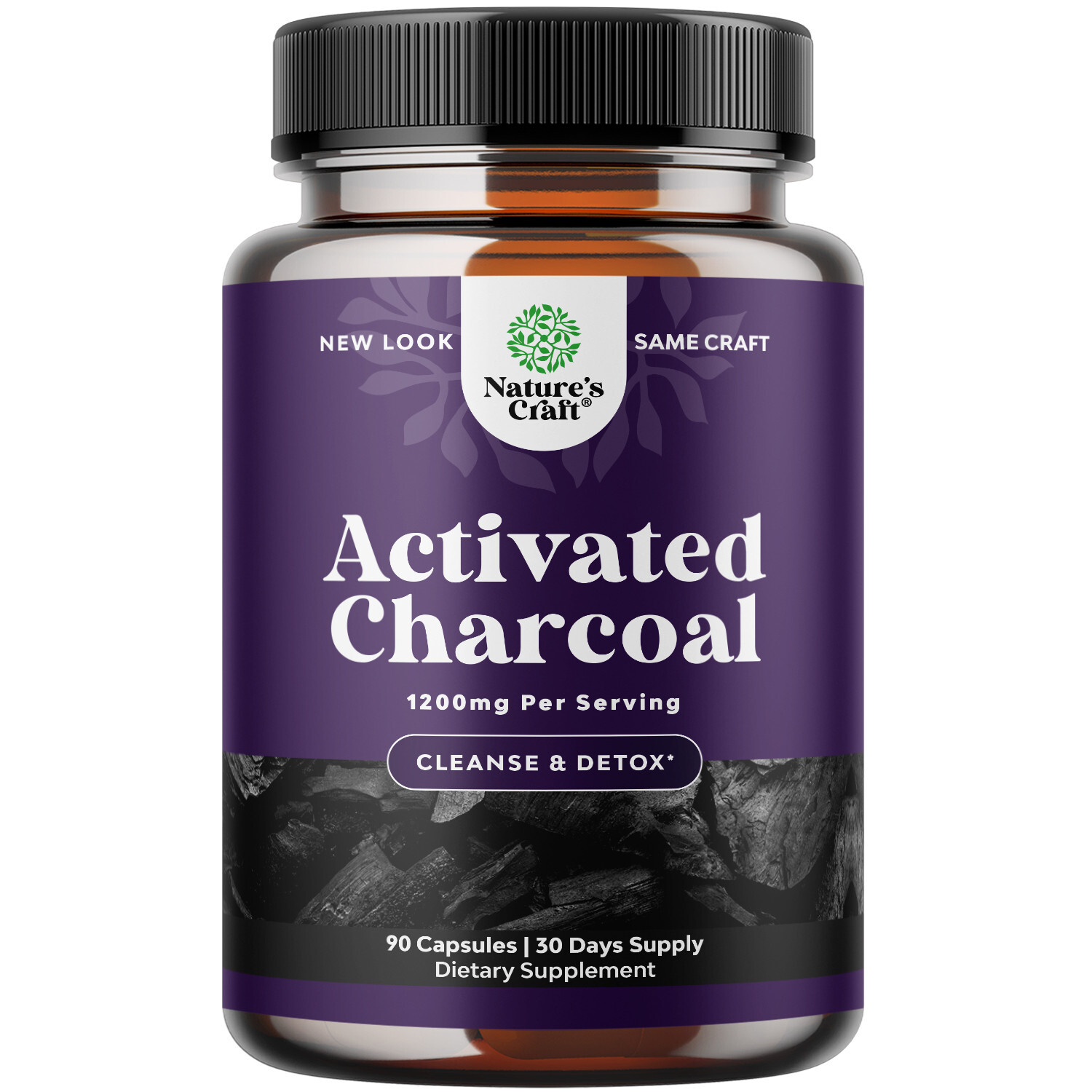 Cleanse and Detox Activated Charcoal Capsules – Purifying Detox Pills