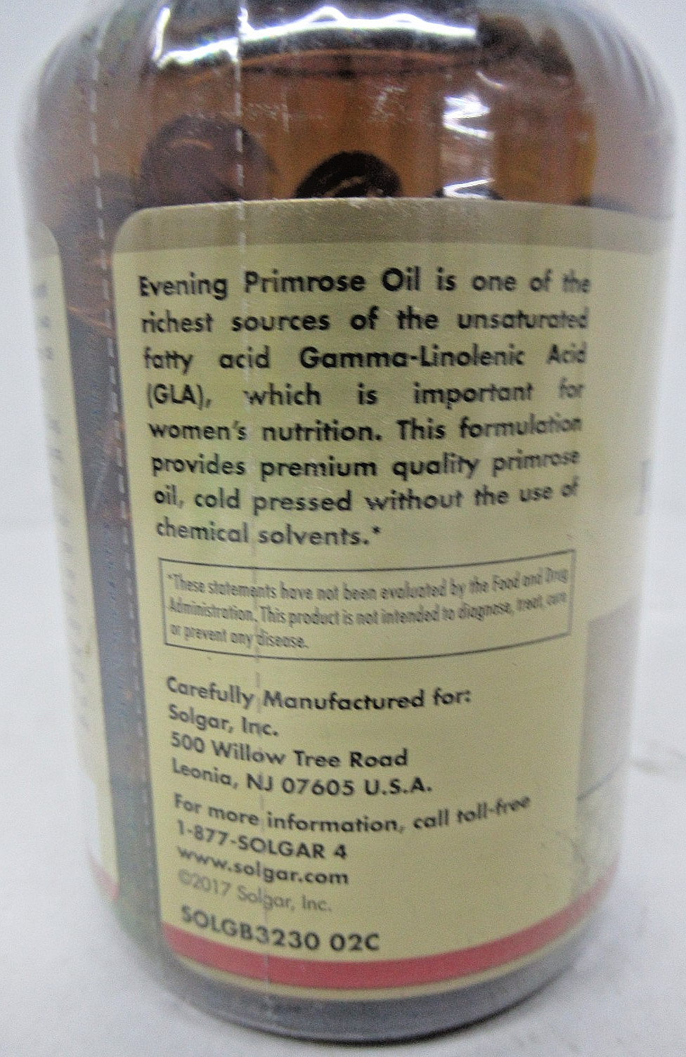 Solgar Evening Primrose Oil 1300mg 60 Softgels
