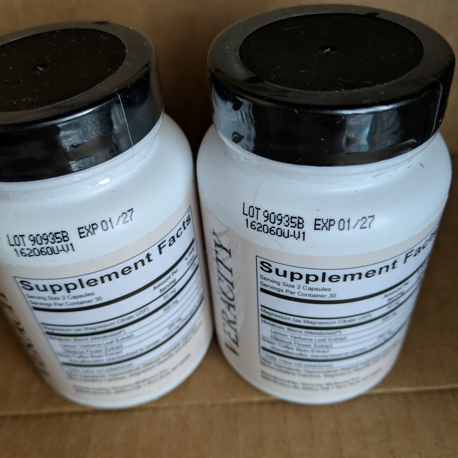 2 Veracity Metabolism Ignite Helps to Reduce Appetite 60 Caps EXP 1/27 Sealed