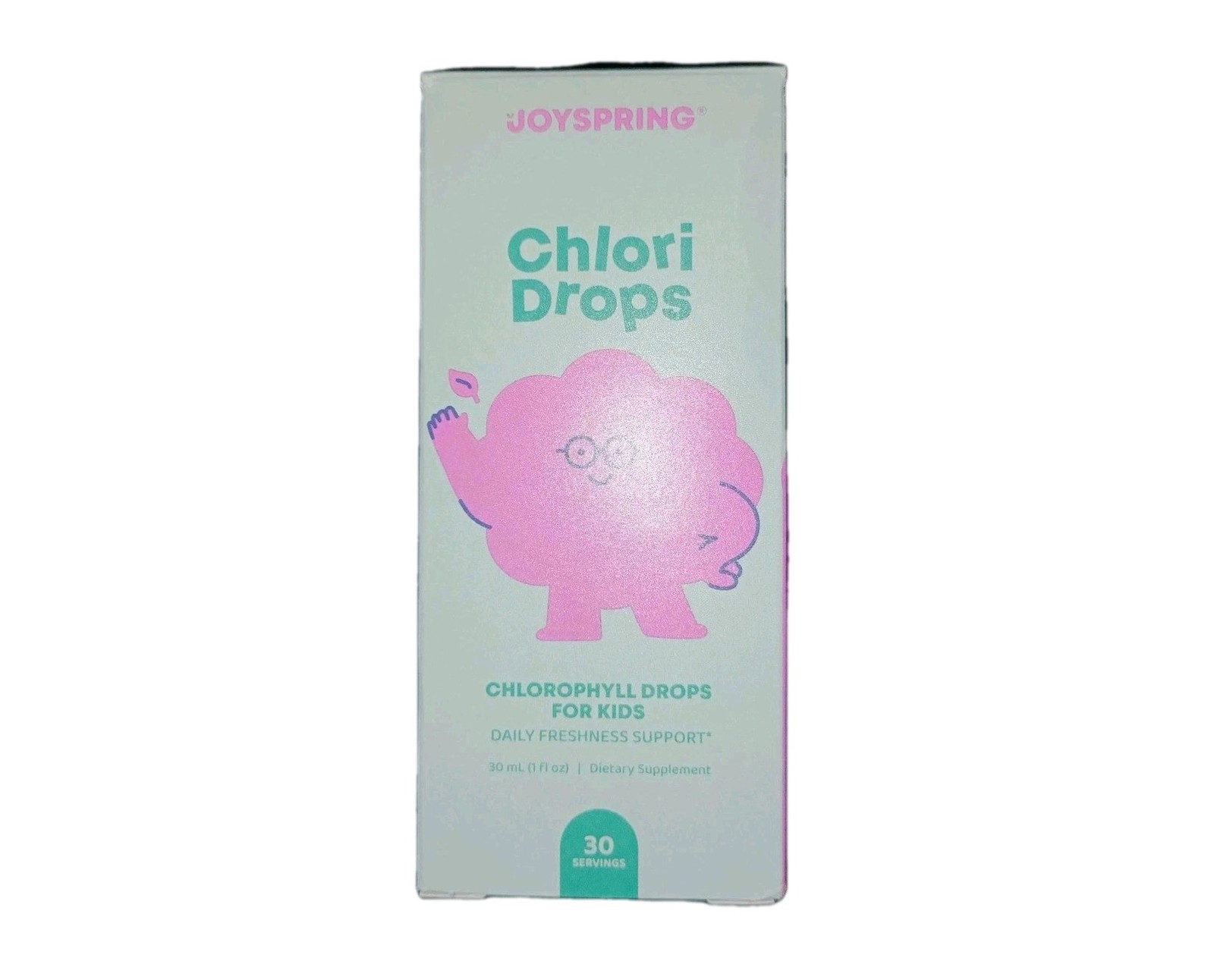 JoySpring Chlori Drops Liquid Chlorophyll for Kids Elderberry Sugar Free 30 Serv
