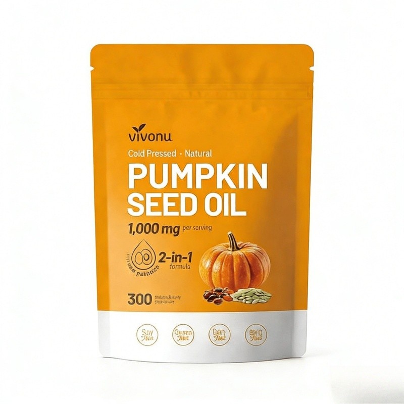 Pumpkin Seed Oil Saw Palmetto 3000 mg – Bladder Health, Immune Support 300 Pills